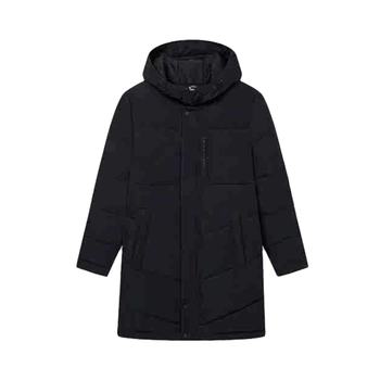 361 Degrees Genuine Men's Mid-Length down Jacket 2025 Winter New Sports Coat Hooded Windproof Warm Top