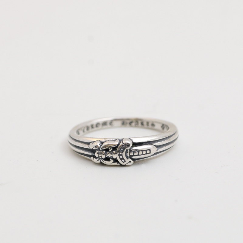 Jinxin S925 Silver Holy Sword Ring Tail Ring Hip-Hop Punk Trend Couple Men's and Women's Rings Accessories