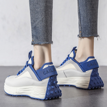 Little ckerwin 2024 spring new black dad shoes for women versatile Forrest Gump shoes thick-soled sneakers