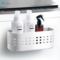 Asibe Heron asvel magnetic storage rack wall-mounted non-perforated seasoning rack storage rack kitchen storage artifact