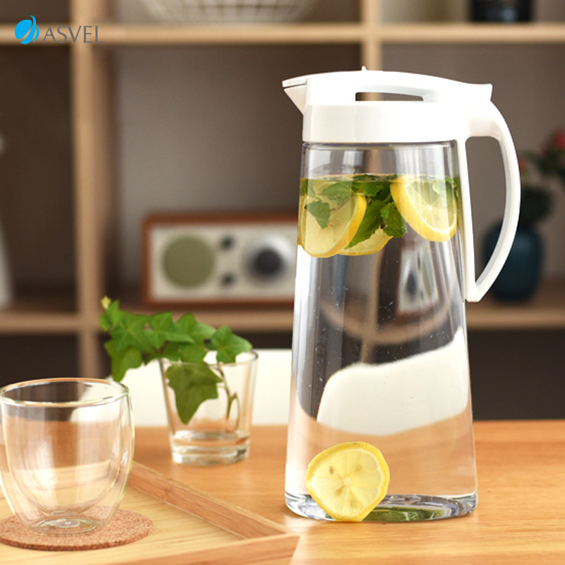 Japan ASVEL HOUSEHOLD PLASTIC COLD KETTLE HIGH TEMPERATURE RESISTANT LARGE CAPACITY HEAT RESISTANT COLD KETTLE WATER CUP JUICE POT TEAPOT TEAPOT
