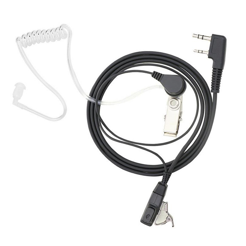 Intercom headphone ear-wheat air catheter talkback telephone ear machine line General K head M head ear plug type ear hanging