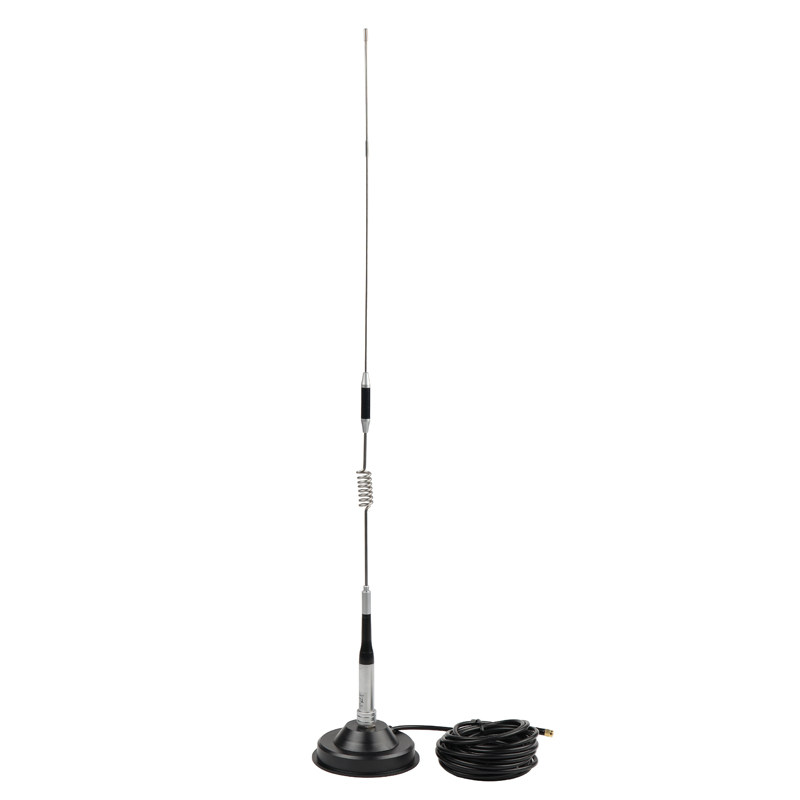 UV double section on-board radio intercom clamp-edge antenna car cross-country locomotive retrofit decoration with 5-meter line