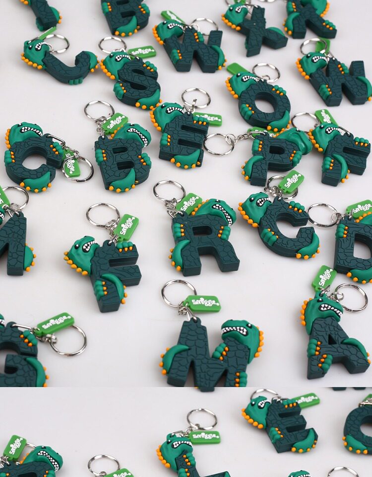 Брелок 澳洲smiggle绿色恐龙钥匙扣 Star Baby