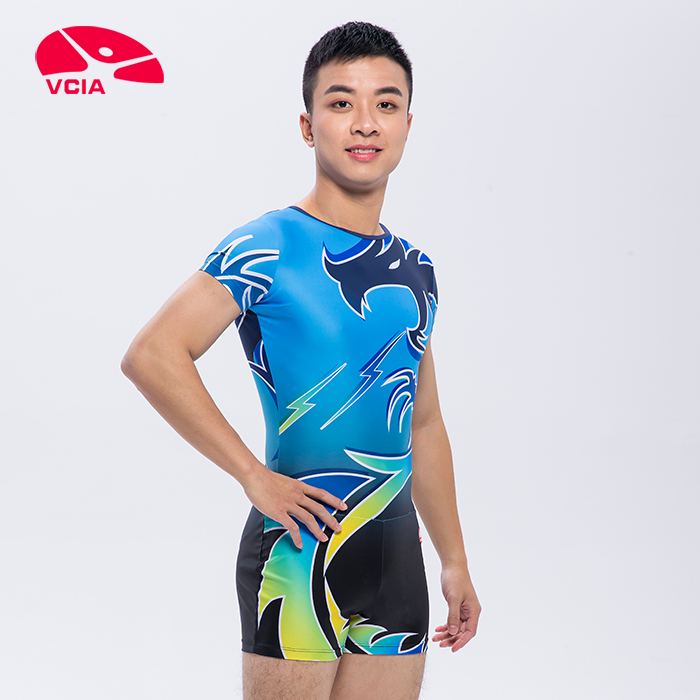 VVIA LI Weika 2020 Competitive Bodybuilding Fuck Clothing Competition Suit Men's Artistic Gymnastics Clothing Men's Singles 