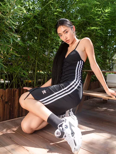 Adidas Sanya Strap Dress Fashion Practical Practice Women Women's Slim Skill Sports HK5084