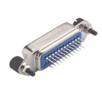 Female IEEE-488 connector solder tab terminal CIB24S
