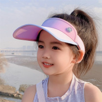 Childrens tennis hat sun protection mesh breathable hollow top elementary school student sports and running special baseball peaked cap outdoor trendy
