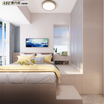 Huishangge Hong Kong custom-made platform bed bedside wardrobe tatami storage box bed small desk table package delivery