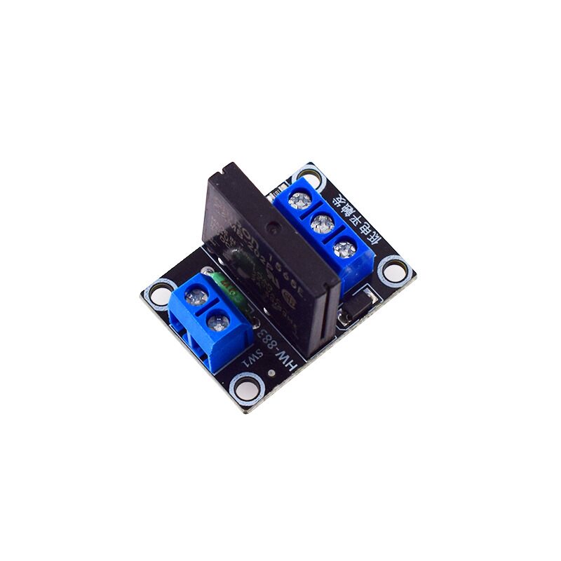 1路5V低电平固态继电器模块 带保险丝 固态继电器250V2A