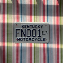 American Motorcycle Card KentuckyKY Kentucky FN001 Road Culture Haretin Bar Decoration