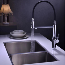 German contemporary bathroom high-end full copper hot and cold with pure water rotating vegetable basin three-in-one straight drinking kitchen tap