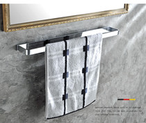 German contemporary single pole all copper solid L series bathroom towel rack bar toilet small 30 40 50 60CM
