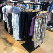 Clothing store display rack men and women floor-to-ceiling shelves display net red Nakajima rack hangers horizontal bar hangers creative