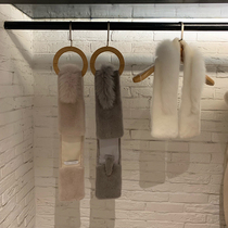 Resurrection DORATR exclusive custom-made high-end series imported purple standard small female mink mink skin bib whole Mink