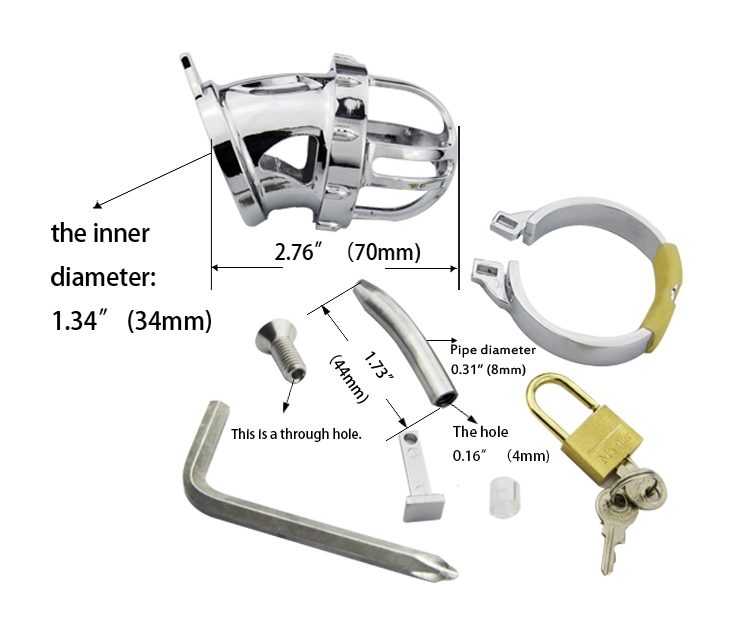 Nhà Tù Chim Vàng Thật Phiên Bản CB6000S Nam Khiết Tịnh Đai Khiết Tịnh JJ Khóa Mạ Vàng 24K Quốc Tế Mẫu Phổ Biến