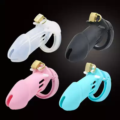 Prison bird silicone long version male cb6000s chastity lock JJ cage chastity belt adult supplies