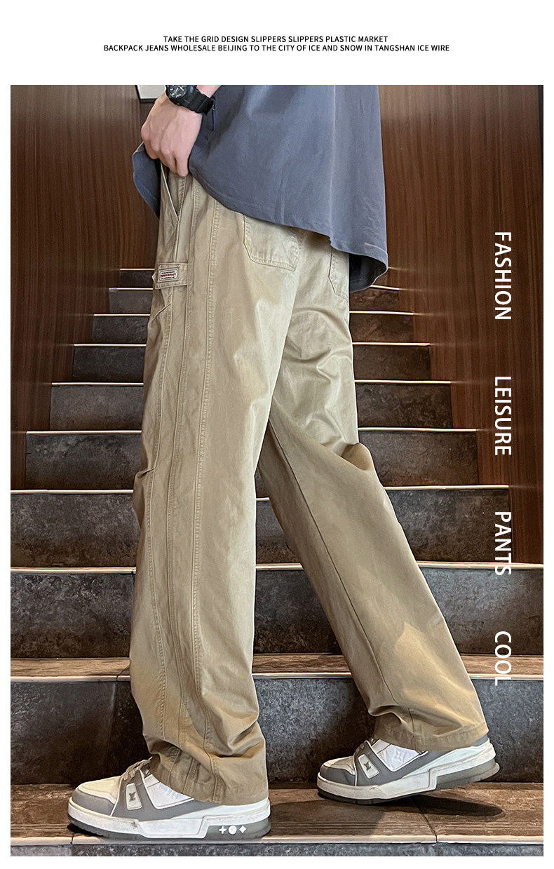 卡其束脚休闲裤Khaki Trouser