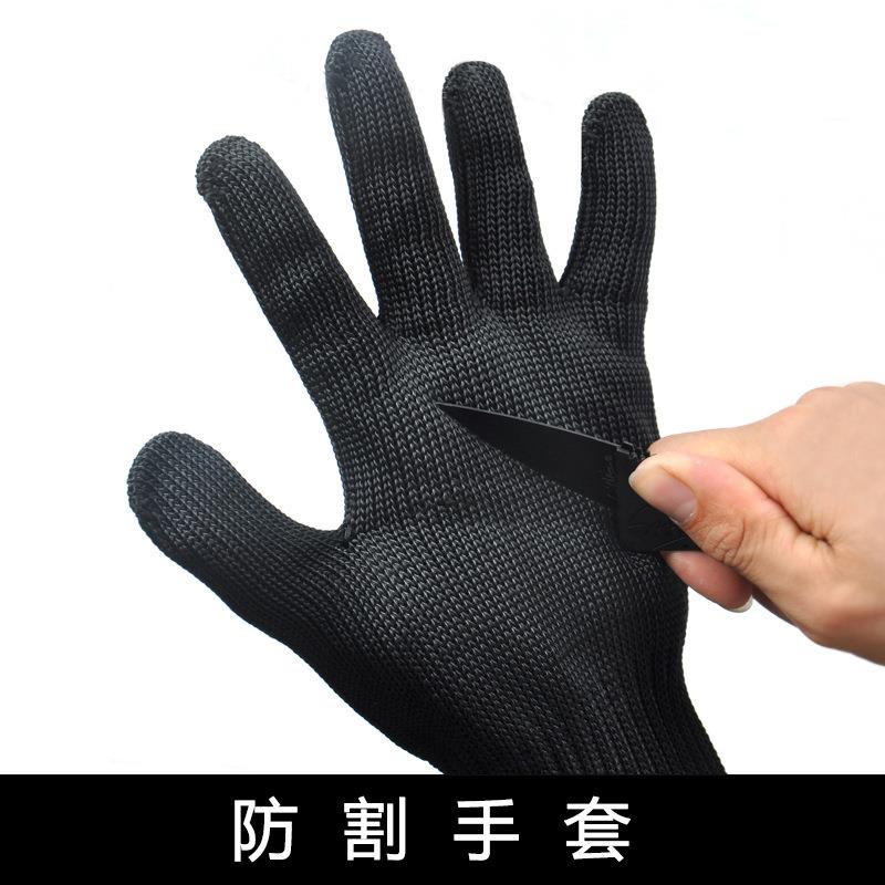 Anti-body protective steel wire gloves 5 level anti-cut outdoor climbing Tactical glove Lauprotect supplies
