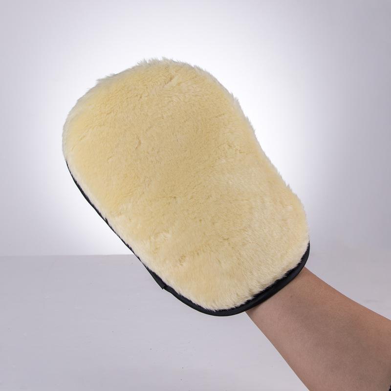Car Wash Wool Gloves Wipe Carts Waxing Gloves Automotive Supplies Car Wash Tools Plush Bear Palm Cleaners Wholesale