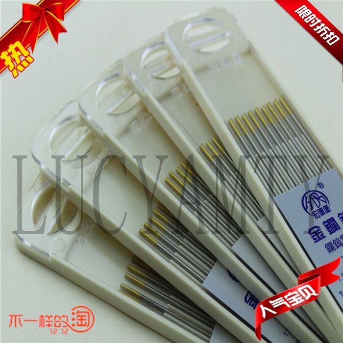 Promotion Hongderborg lanthanum tungsten tungsten pin WL15 gold lanthanum tungsten electrode 1 51 62 02 02 43 2 golden head tungsten needle