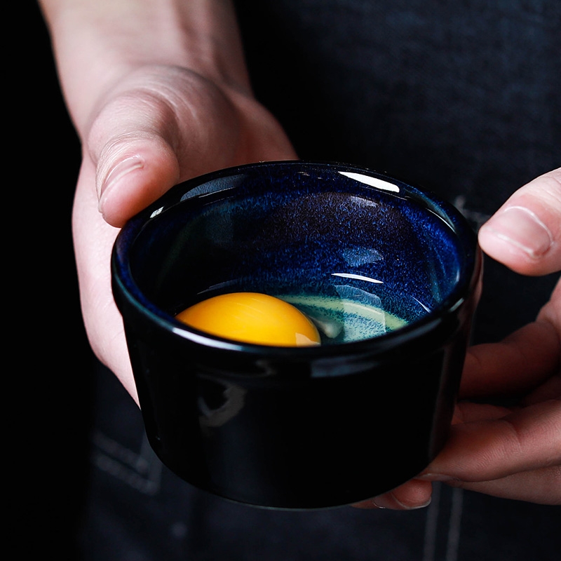 Qiao mu ou variable glaze ceramic tableware star series of household fruit salad bowl of soup bowl rainbow such as bowl of my ears