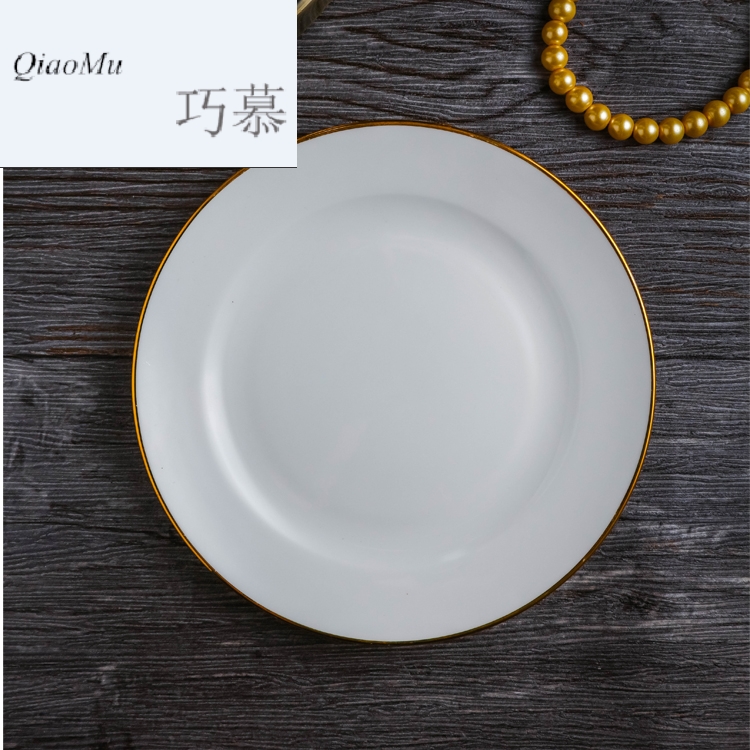 Qiao mu jingdezhen porcelain Chinese costume ipads ceramic tableware set of ipads plate dish bowl of small spoon up phnom penh table can be LO