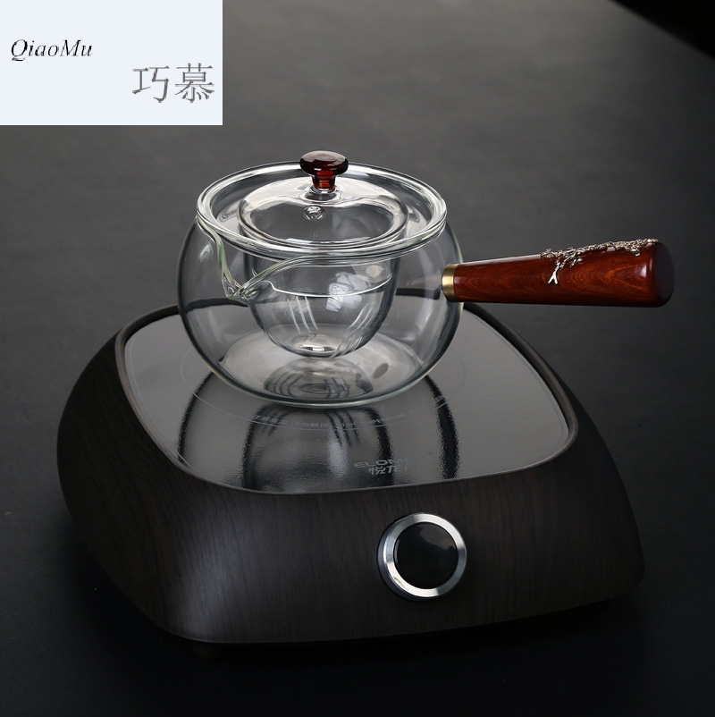 Longed for checking silver glass teapot electricity TaoLu tea stove silver glass boiled tea, black tea scented tea heat pu 'er