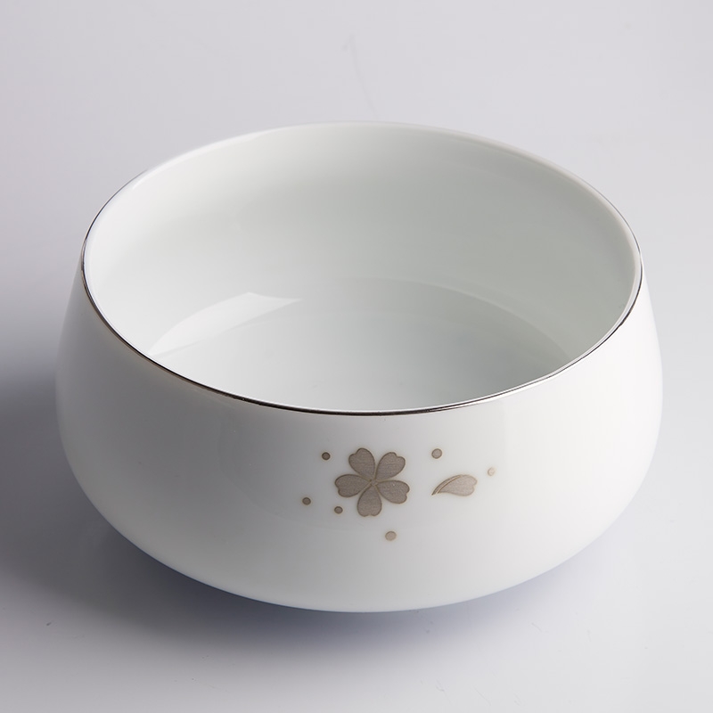 Qiao mu for wash tea accessories ceramic tea wash the glass bowl large vessels tea accessories kung fu tea set