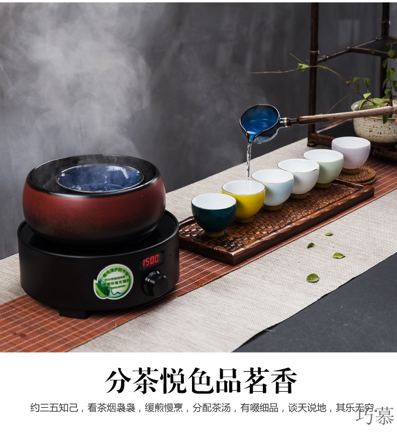 For black tea boiled tea exchanger with the ceramics electric automatic electricity TaoLu steam cooked pu - erh tea tea boiled tea stove teapot tea set