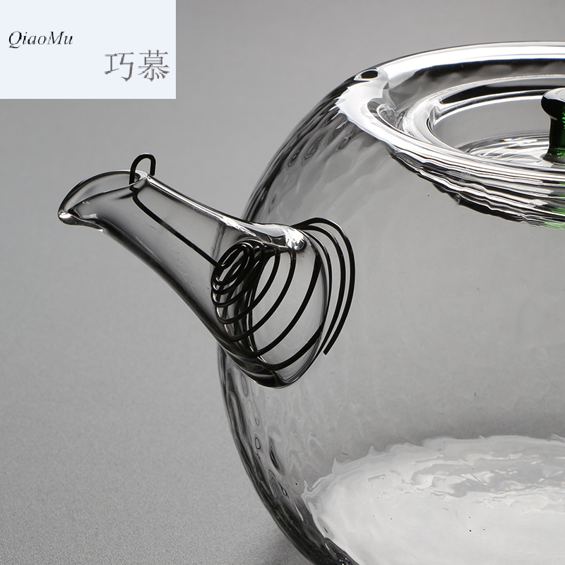 Longed for thickening heat - resistant glass pot pot electricity TaoLu suit large boiling tea kettle kung fu tea tea