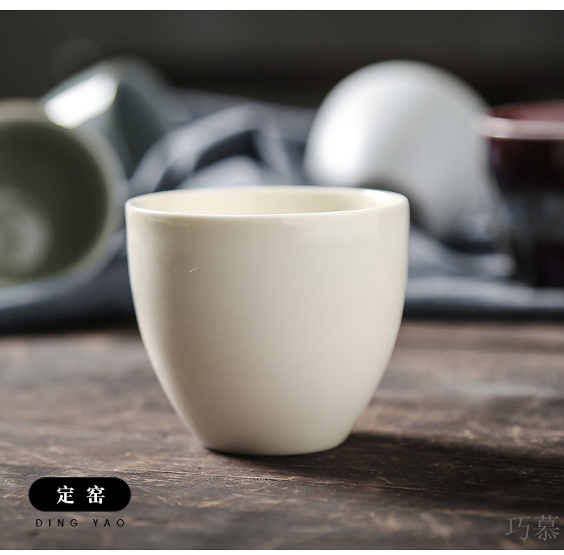 Five ancient jun qiao mu TN sample tea cup kung fu tea tea cups ceramic bowl, individual cup of water glass cup