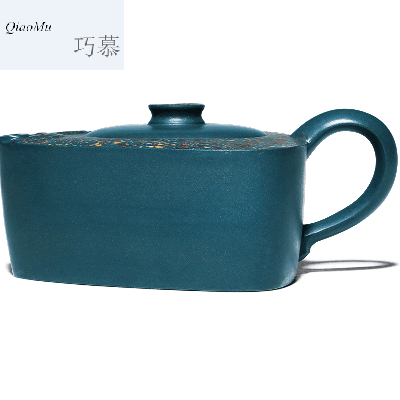 Qiao mu HM yixing are it by pure manual undressed ore chlorite triangle xiangyun kung fu tea kettle