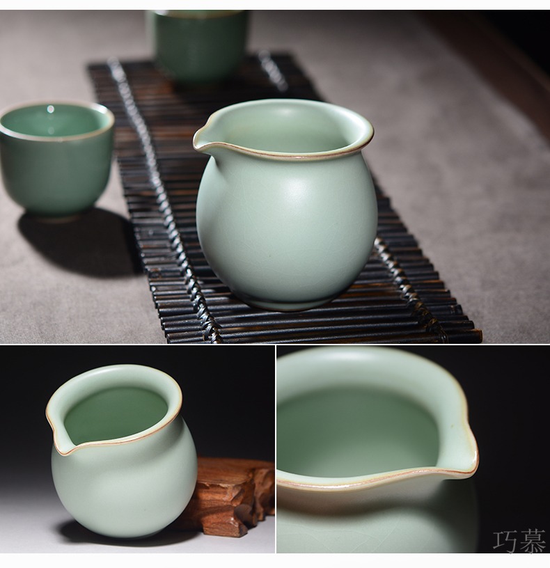 Qiao mu CMJ your up just a cup of tea kung fu tea tea tray tea accessories your porcelain the azure sea ceramics wafer