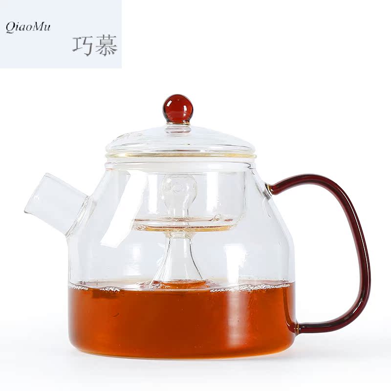 For household contracted electricity TaoLu refractory glass boiled tea set transparent mercifully tea steam pot