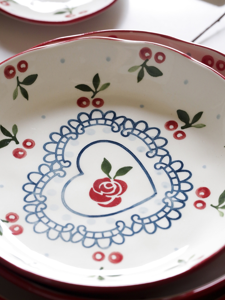 Qiao mu LH home Japanese creative hand - made dishes suit household ceramic rice bowl bowl dish dish pan fish dish