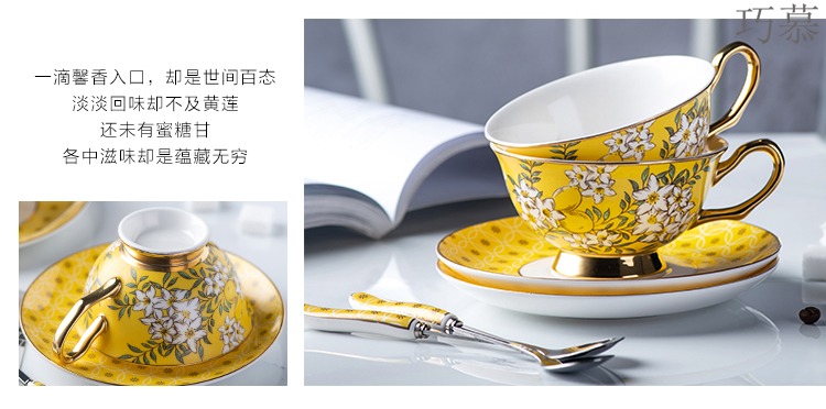 Clever longed for European ceramic cup tea tea cup set of British fashion household mark cup of water glass