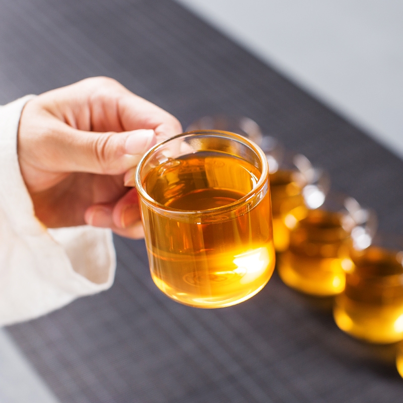 Qiao mu glass black tea tea steamer to cook tea ware home a whole set of electric TaoLu high - temperature cooking teapot tea set