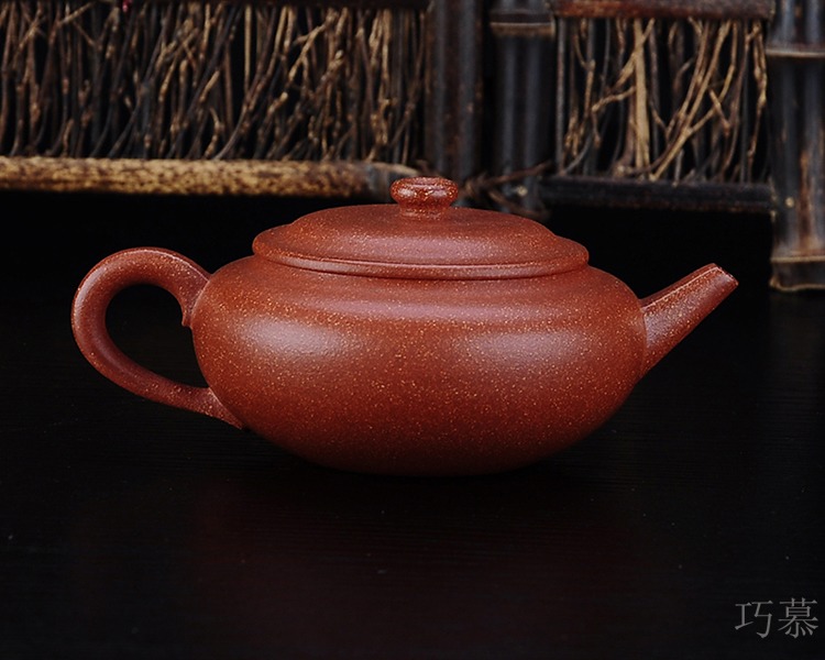 Qiao mu JS yixing it all hand purple sand teapot tea undressed ore down slope mud are it