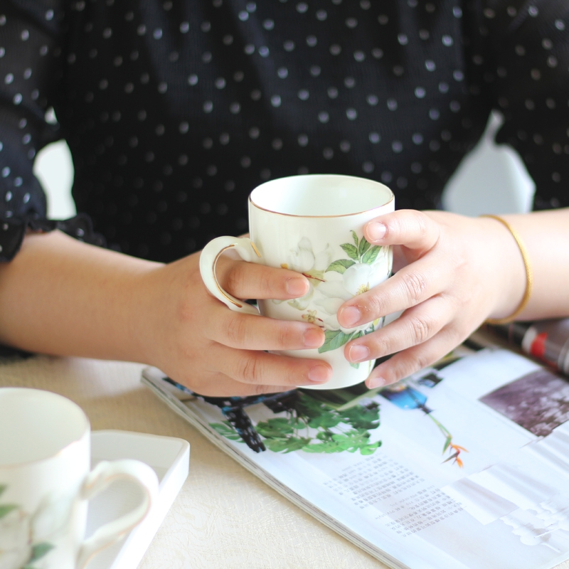 Qiao mu dandelion drinking cup for cup cup one ceramic keller cup oats cup Europe type tide for breakfast