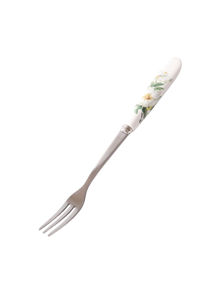 For European ceramic fruit fork handle small fork creative fashion restaurant dessert fork watermelon fruit to sign