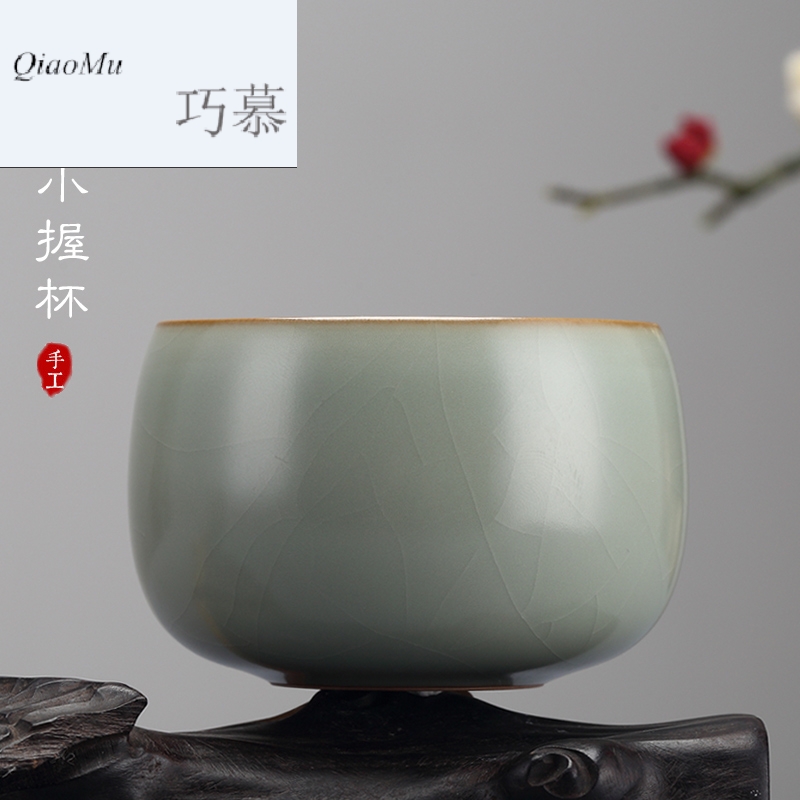 Qiao mu measured your up open cups can raise the master cup of jingdezhen ceramics by hand personal sample tea cup your porcelain cup