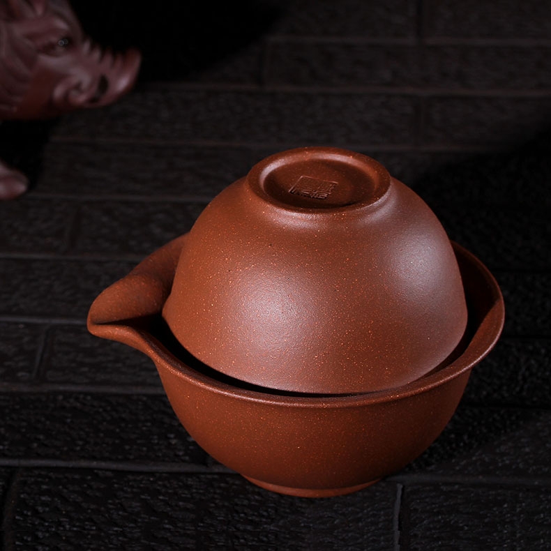 Qiao mu JS purple sand cup travel cups are it to crack cup pot of a cup of tea is a work to crack