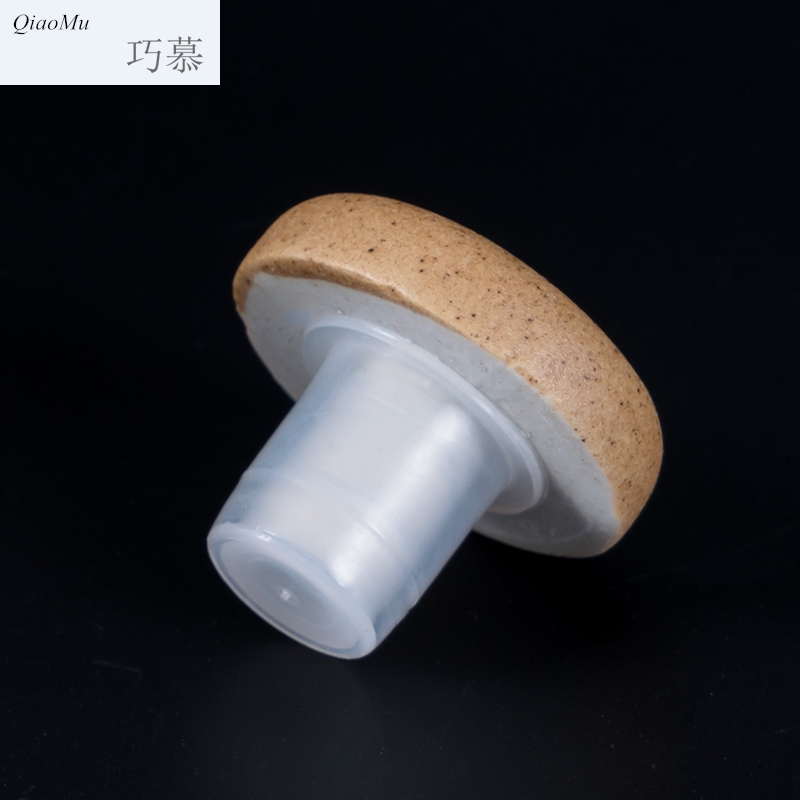 Qiao mu creative jingdezhen ceramic bottle home sealing liquor liquor package mail custom hip flask glass 1 catty