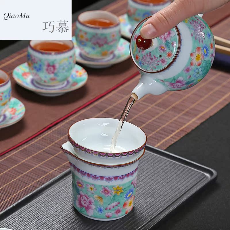 Qiao mu tea accessories make tea tea creative jingdezhen ceramic filter) tea filters filter
