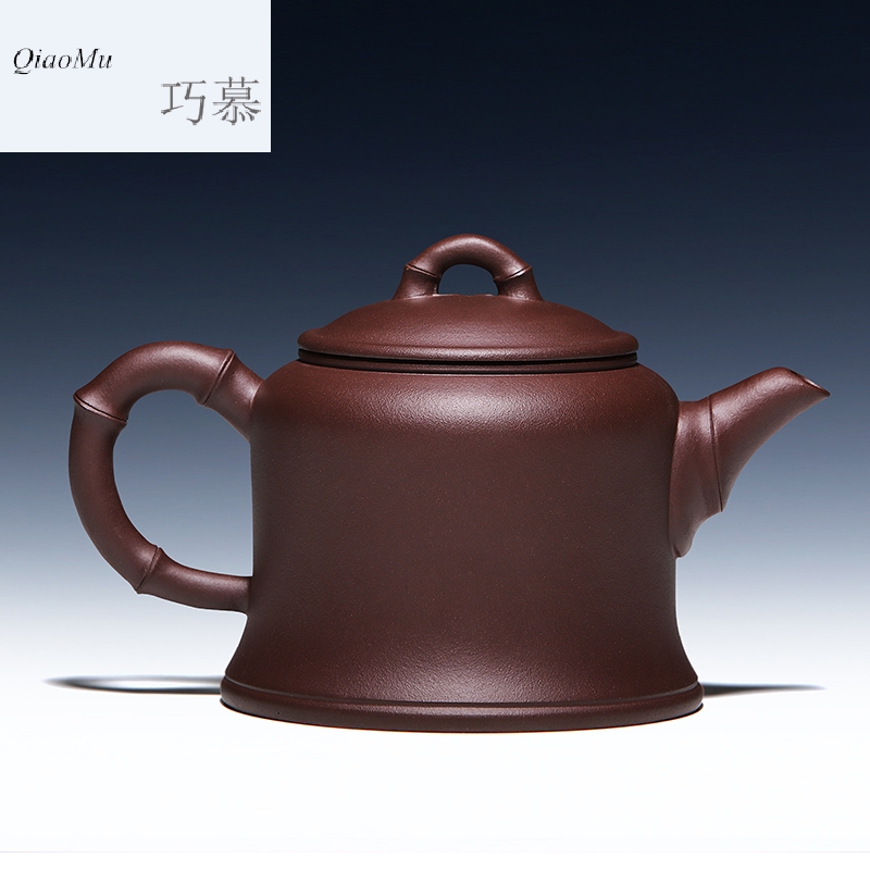 Qiao mu HM yixing are it by pure manual purple clay Jin Zhongzhu Duan Shi gourd ladle pot teapot tea set