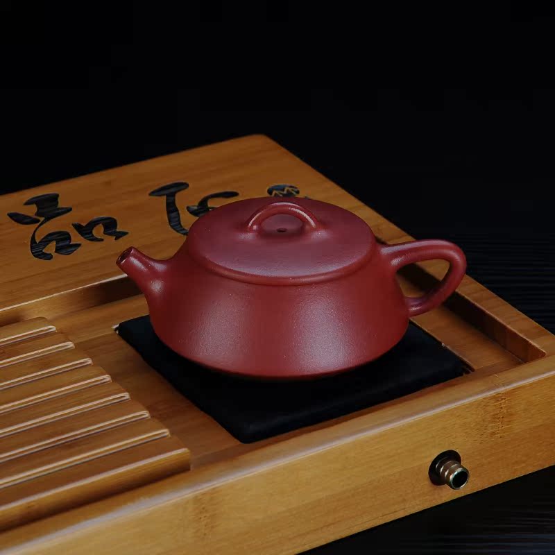 Qiao mu JS yixing ores are it by hand purple sand tea set a arrow on stone gourd ladle pot 】 the teapot