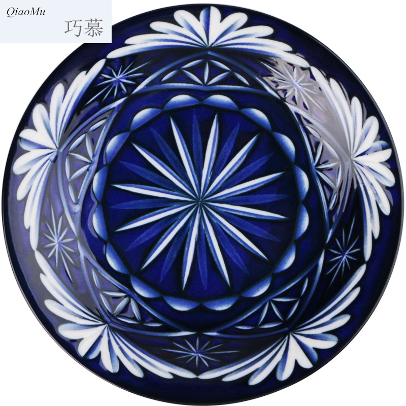 Qiao mu creative Japanese ceramics tableware fruit dish plate of pasta dishes son home dumpling sushi plates