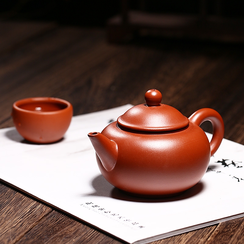 Qiao mu YM yixing ores are it by the manual teapot household utensils zhu mud level
