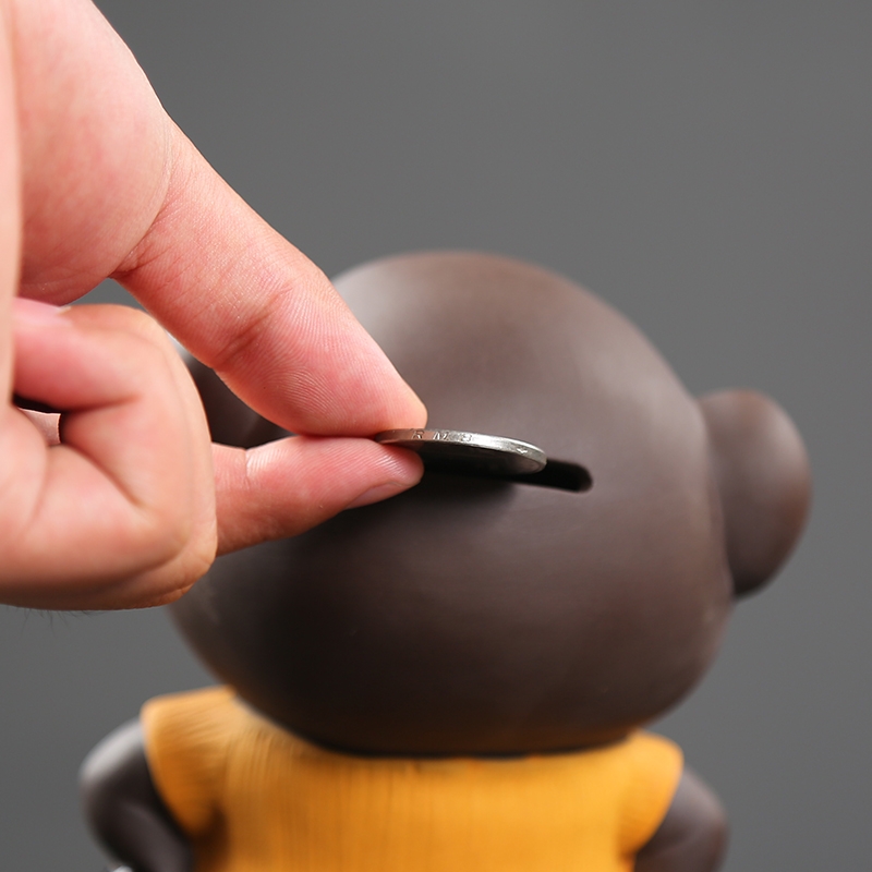 Qiao mu creative color sand ceramic thousand "get piggy bank tea pet home furnishing articles desktop adornment ornament
